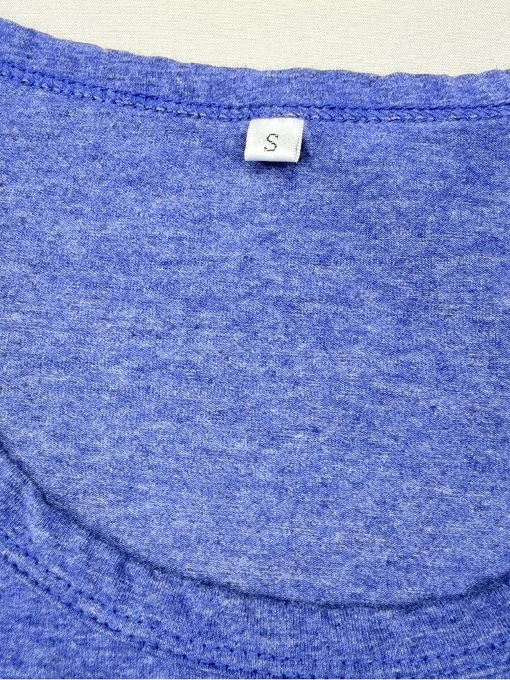 Blue 'Faith' Cross Graphic Tank Top - Picture 7 of 7